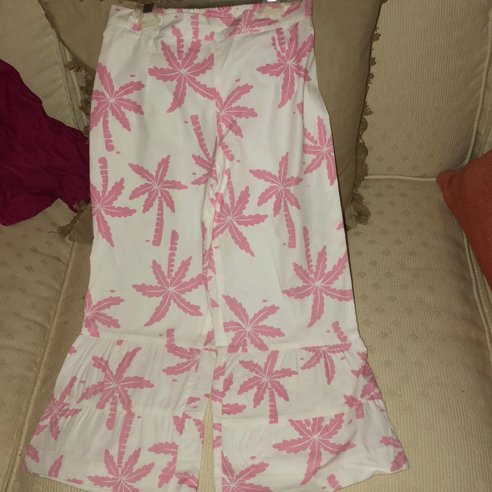 Girls palm tree pants